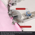 New Style Universal Multi-Functional T9 Presser Foot for Flat Sewing Machines – Adjustable for Pant Cuff Hemming, Fabric Folding. 