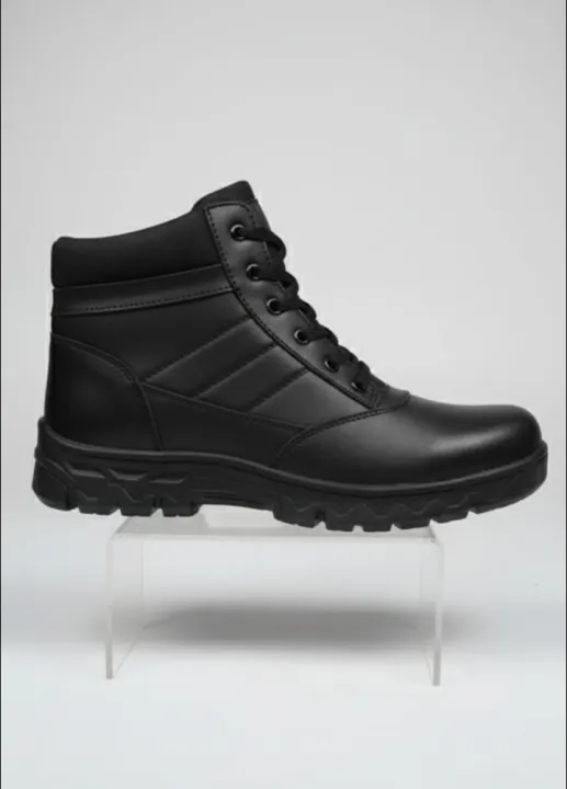 swat%20Work%20Men's%20Sublite%20Cushion%20Tactical%20Mid%20Cut%20Soft%20Toe%20Shoe%20Black%20Military%20Boot%20-%20Image%202