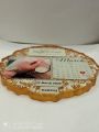 resin small sidetable frame anniversary best gift/birthday gift / resin art /personalized frame. 