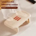 Scalebeard Under Desk Footrest, Ergonomic Foot Stool with Massage Rollers Desk Leg Rest Pain Relief for Home Office Work. 