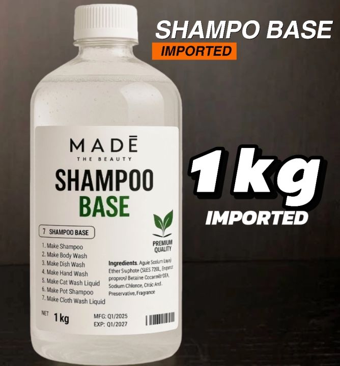 Shampoo Base 1kg  - Paraben free Shampo base - Cosmetic grade Shampoo base - customizeable Shampoo base