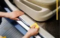 crystal lamination sheet self adhesive protector for fridge freezer table furniture glass mobil car antiriyar paint protection film 12inch by 108 inch. 