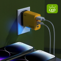 5 Ports USB C PD Charger Quick Charge 3.0 Type C USB Phone Chargers Fast Charging Adapter For iPhone 16 15 .