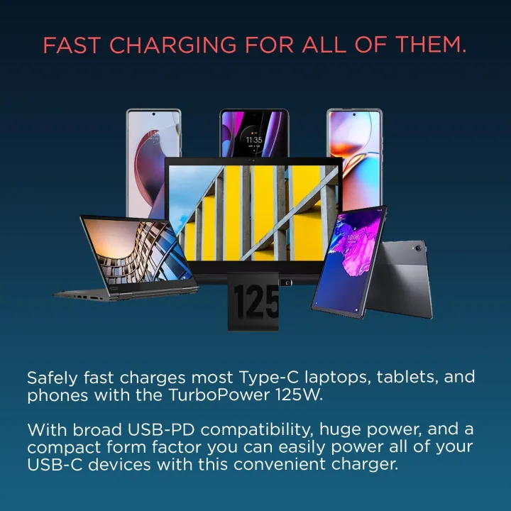 Motorola%20TurboPower%20125W%20GaN%20Charger%20with%206.5A%20e-Marked%20USB-C%20to%20USB-C%20Cable%20for%20Moto%20Edge%2030%20Ultra,%20High%20Powered%20Type%20C%20Laptops%20-%20Image%203
