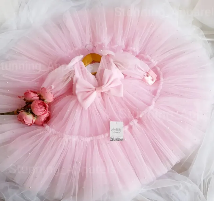 Baby%20pink%20colour%20fancy%20frock%20for%20kids%20girls%20-%20Image%203