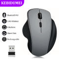Dual-Mode Bluetooth 5.2 Mouse 2.4G Wireless Mouse 6 Keys Rechargeable Gaming Mouse 1600DPI Optical Mouse For PC Laptop Tablet.
