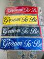 Bride To Be and Groom To Be Sash. 