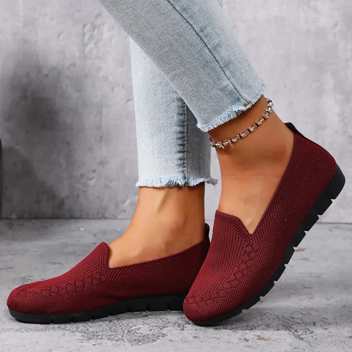 Women's%20new%20solid-color%20knitted%20loafers:%20lightweight,%20non-slip,%20flat%20casual%20shoes%20that%20are%20versatile%20and%20breathable.%20-%20Image%202