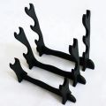 3-layer Katana Shelf Wooden Sword Rack Support Display Stand Floor Japanese Katana Samurai Sabre Holder House Decor Organizer.