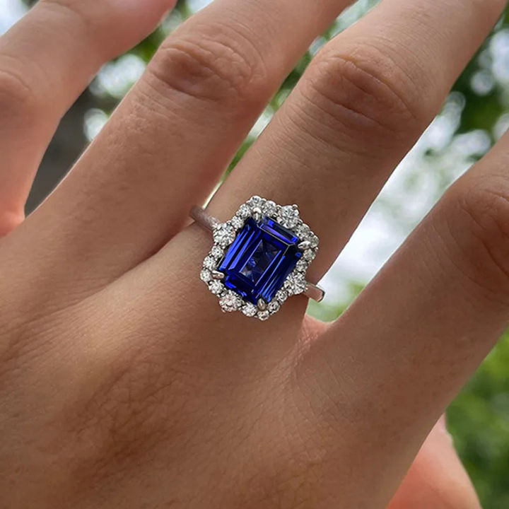 Huitan%20Noble%20Women%20Blue%20Cubic%20Zirconia%20Rings%20Luxury%20Accessories%20for%20Wedding%20Anniversary%20Party%20Silver%20Color%20Modern%20Trendy%20Jewelry%20-%20Image%204