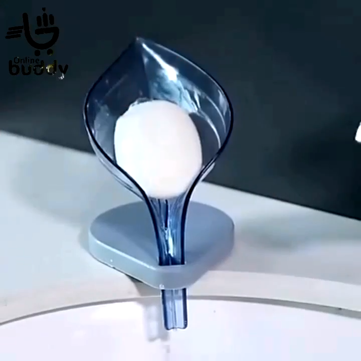 Leaf Shape Soap Holder for Bathroom & Kitchen – Stylish Self Adhesive ...