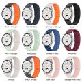 20mm 22mm Silicone Magnetic Band for Huawei Watch GT6/5 GT6/5Pro GT3 46mm Sport Strap for Samsung Galaxy Watch 7 6 5 4 Bracelet.