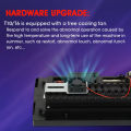 Srnubi Car Radio Cooling Fan for Android Multimedia Video Player Head Unit Radiator with Iron Bracket.