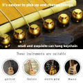 6 Pcs Brass Guitar Bridge Pins Guitar Bridge Strings With Guitar Bridge Pin Puller Nail Pins Guitar Parts Replacement.