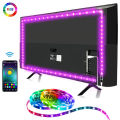 USB LED Strip Lights Bluetooth App Control LED Lights for TV RGB 5050 Flexible Ribbon Diode Tape TV Backlight Room Decoration. 