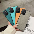 Luxury Bussiness Matte Leather TPU Phone Case For   S10 Lite Fashion Protection Shell. 