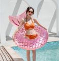 Rooxin Inflatable Swimming Ring Mermaid With Backrest Pool Floaters for Adult Teens Water Play Tube Swimming Mattress Pool Toys. 