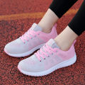 Breathable Women Running Shoes Lightweight Anti-slip Female Sports Shoes Outdoor Soft Women's Sneakers Lace Up Fashion Tennis. 