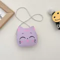 New cartoon fashion children's bag Cute cat leisure crossbody kindergarten baby coin purse Cartoon sweet small bag children hand. 