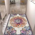 VIKAMA Crystal Velvet Floor Mat Light Luxury Retro Entry Door Floor Mat Carpet Door Mat Entry Door Foot Mat Entryway Carpet.