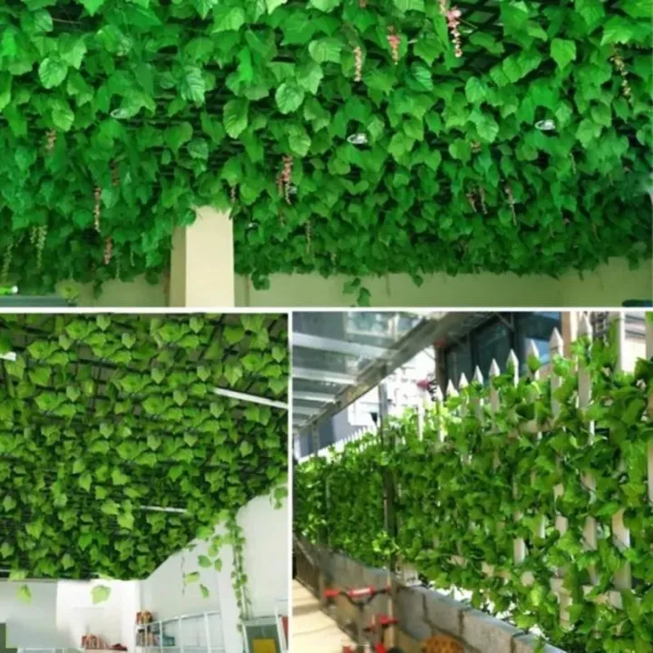pack%20of%2012%20Artificial%20Plants%20Rattan%20Creeper%20Green%20Leaf%20Ivy%20Vine%20For%20Home%20Wedding%20Decor%20-%20Image%203