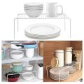 Kitchen Storage Iron Inside Cabinet Rack In Black, Multi-purpose Space Saving Home and Kitchen Accessories Organizers Shelf. 