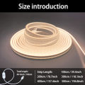 Neon LED Light Strip Smart Touch Sensor Switch Dimmable Neon Sign Flexible Led Ribbon Waterproof Rope Tube Lamp Backlight Decor. 