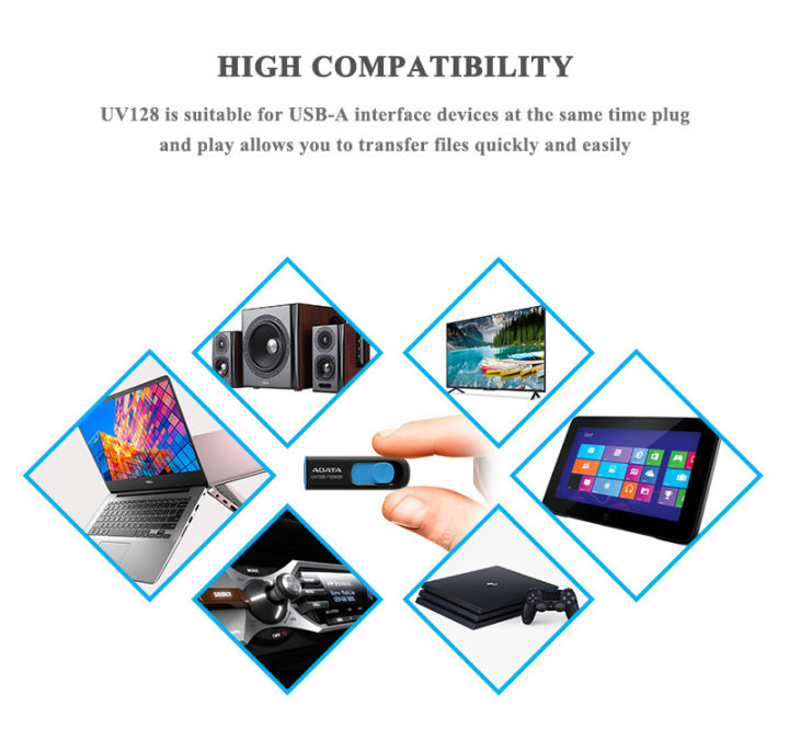 ADATA%20UV128%20USB%203.2%20Flash%20Drive%2032GB%2064GB%20128GB%20256GB%20Pen%20Drive%20Memory%20Stick%20for%20Desktop%20and%20Laptop%20Computer%20-%20Image%204