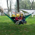 Portable Nylon Parachute Fabric Single and Double Size Outdoor Camping Hiking Garden Hammock. 