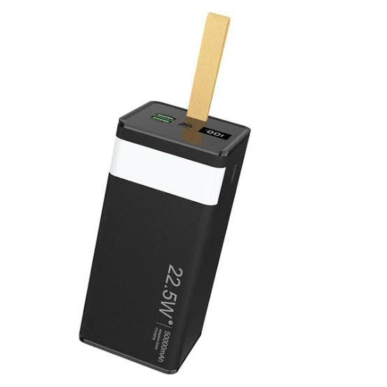 Imported Power Bank 50000mAh Power Bank - Model G102 Fast Charging Option - Black