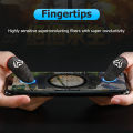 1 Pair Gaming Finger Sleeve Replacement for PUBG Thumb Gloves Breathable Finger Cots for Mobile Game. 