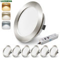 LED Recessed Spotlight 12V Lamp With AC110~220V Driver Recessed Spotlights For Mirror Cabinet Caravan Van Wardrobe Down Light. 