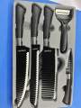 Zepter 6 Pcs Stainless Steel Kitchen Knife Set – Sharp, Durable, Premium Quality – Chef & Cooking Knives for Home & Restaurant Use. 