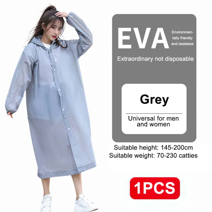 New%201PC%20Non-disposable%20Portable%20Adult%20Raincoat%20Eva%20Poncho%20Outdoor%20Travel%20Transparent%20Unisex%20Raincoat%20For%20Man%20Rainwear%20-%20Image%207