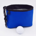 Portable Golf Club and Golf Ball Cleaning Bag with Detachable Clip Golf Accessory Cleaning Bag Waterproof Liner Golf Scrub Bag.