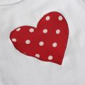 3PCS Newborn Baby Girl Clothes Set Love Heart Long Sleeve Romper+Pant+Headband Fashion Outfits for Toddler Girl 0-18 Months. 