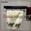 Multi-Purpose Kitchen Organizer Rack, Wall-Mounted, 5 Hooks for Spoon and Towel Storage. 