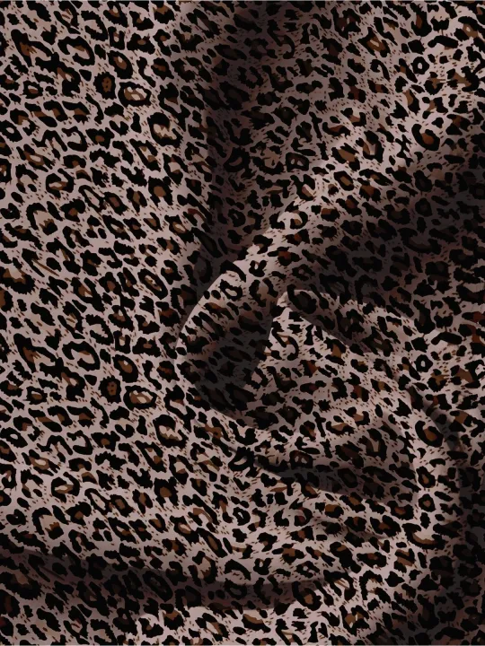 European%20and%20American%20Style%20Summer%20Slimming%20Plus%20Size%20Women's%20Leopard%20Print%20Short%20Sleeved%20Round%20Neck%20Lotus%20Leaf%20Sleeve%20Top%20-%20Image%204