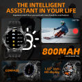New Ultra Grade Smart Watch For Men 800mAh Super Capacity Battery Heart Rate Health Monitor Waterproof Smartwatch Sport.