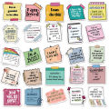50PCS Self affirmation Encouragement Slogans Graffiti Stickers DIY Phone Cases Laptop Water Cups Waterproof Stickers. 