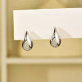 3CM Water Drop Earring for Women Chunky Hollow Smooth Exaggerated Thick Large Jewelry 2023 New Design. 