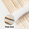 100Pcs Orange Wood Sticks for Nails Double Sided Cuticle Pusher Remover Nail Art Manicure Pedicure Tool for Manicure Pedicure.