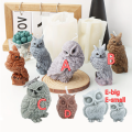 3D Owl Shape Candle Silicone Molds Making Resin Aromatherapy Candles Handmade Wax Soap Home Decor Craft. 