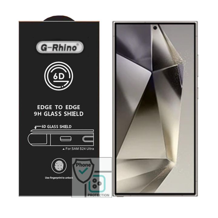 SAMSUNG S24 ULTRA Super OG Gorilla Hd+ Tempered Glass Screen protector Full edge to edge cover Premium Quality Gorilla Glass Protector