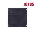 120mm Black PVC PC Cooling Fan Dustproof Mesh Cover with Filter - stops dust, shields fans & devices, maintains cooling system. 
