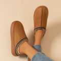 Winter Women's Slippers Boots Fashion Fuzzy Fur Anti-slip Soft Sole Outdoor Indoor Warm Comfort Men Plush Houseshoes Couple. 