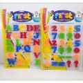 ABC megnat for kids/Alphabet words Megnatic Letters learning Teaching  Toy Alphabet ABCD/1234/Alif Bay Pay Magnetic Letters , Numbers  and puzzles Game. 