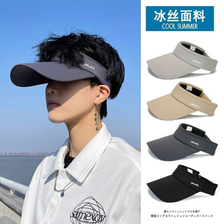 Ice%20silk%20UV%20sunscreen%20duckbill%20cap,%20double-sided%20open%20top%20sun%20hat%20for%20running,%20UV%20resistant%20beach%20hat,%20open%20outdoor%20hat%20-%20Image%204