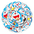 Random 10/52 Piece Funny Doraemon Stickers Waterproof DIY For Phones Laptop Car Sticker Creative Home Decal. 
