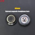 JCD 1pcs 27mm 30mm 40mm 50mm Driver Hifi Bluetooth White Magnetic Headphone Speaker High-end Earphone Diy Loudspeaker  Parts. 